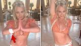 Britney Spears Has Bandage on Arm Cut on Leg After Posting 