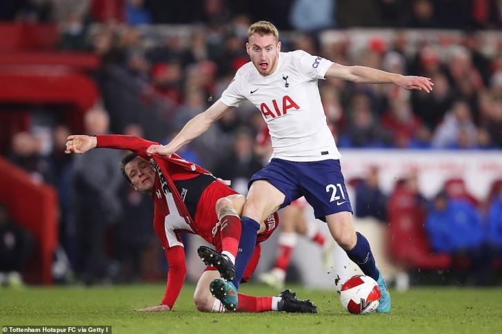 Dejan Kulusevski was a lively presence in an otherwise stunted Tottenham Hotspur attack at the Riverside Stadium