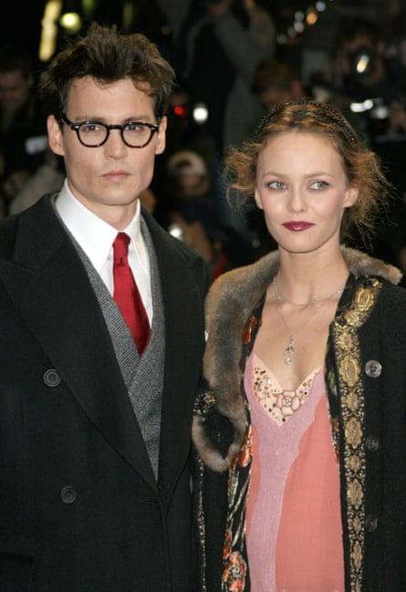 With Vanessa Paradis in 2004.