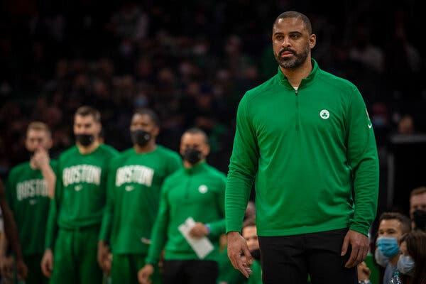 Celtics Coach Ime Udoka spent nine seasons as an assistant coach in the N.B.A. before Boston hired him as its head coach in June 2021.