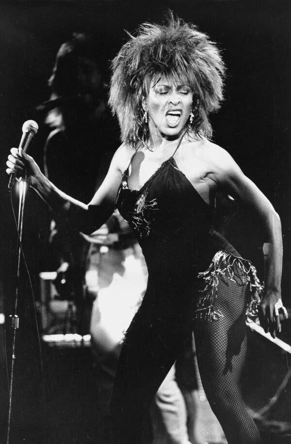 Tina Turner in performance in Los Angeles in 1984. Her album “Private Dancer,” released that year, returned her to the spotlight after a long absence and lifted her into the pop stratosphere.