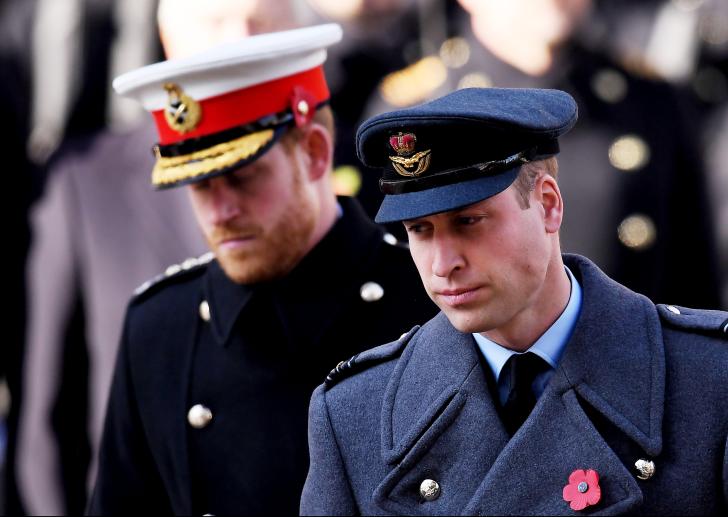  The royal rift between William and Harry has also added to the Queen's woes this year